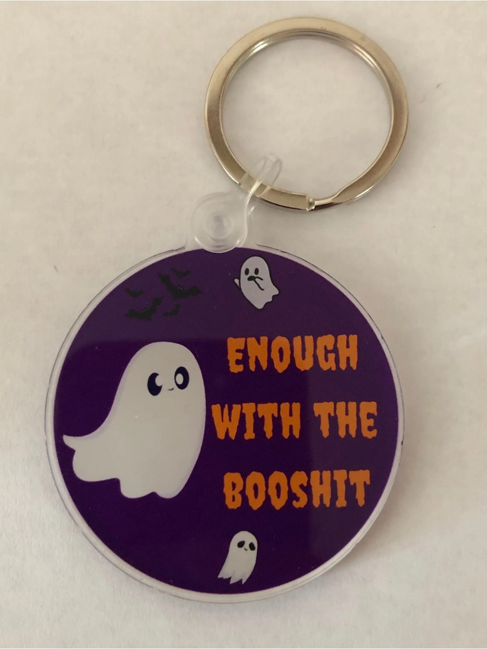 Halloween Enough with the booshit keychain
SKU889